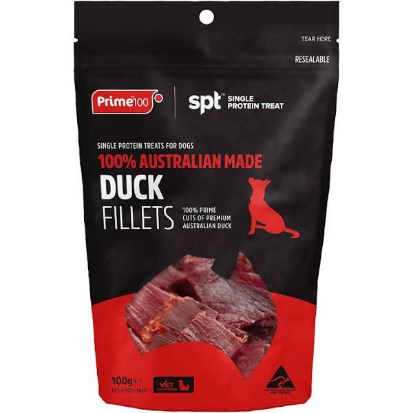 Prime100 SPT Duck Fillet Dog Treats 100g