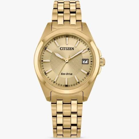 Citizen EO1222-50P Eco-Drive Gold Tone Womens Watch