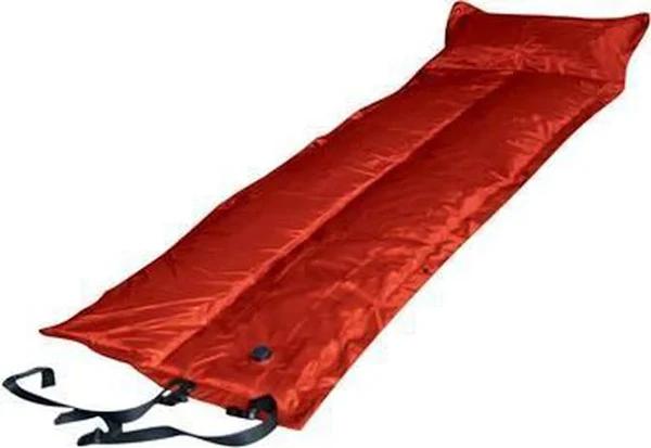 Trailblazer Self Inflatable Foldable Air Mattress With Pillow Red