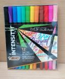 Bic Intensity Dual Tip Fineliner Assorted 12 Pack