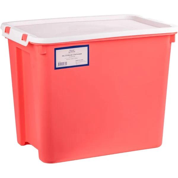 House & Home Storage Container 30L - Pink