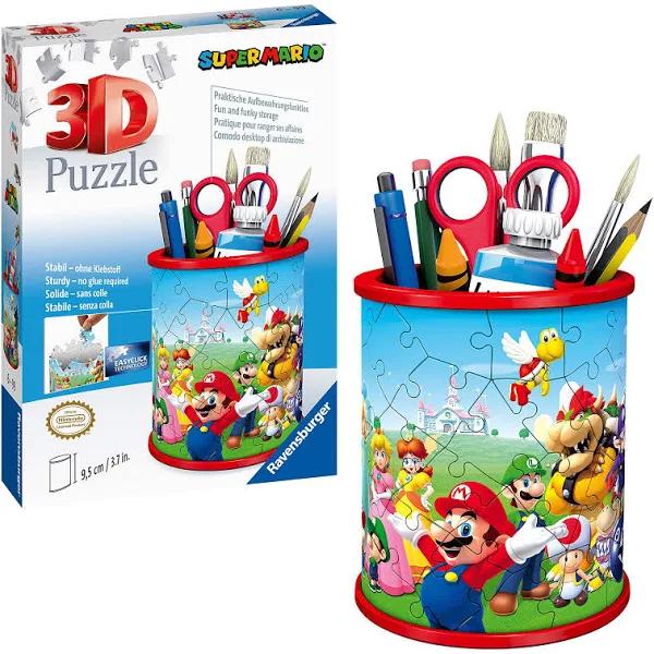 Super Mario 3D Puzzle Pencil Holder (54 Pieces)