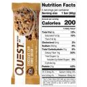 Quest Protein Bar - 12 Bars Chocolate Chip Cookie Dough