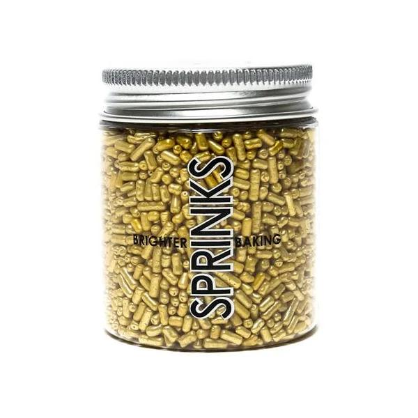 Sprinks - Metallic Gold Jimmies 1mm (85g)