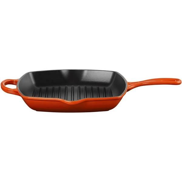 Le Creuset Signature Cast Iron Square Grillit 26cm Cayenne