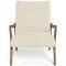 Penny Fabric Occasional Armchair Ivory by Freedom