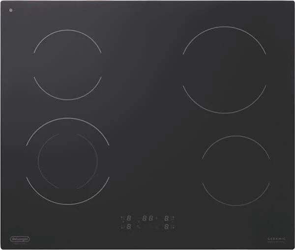 Delonghi 60cm 4 Zone Ceramic Cooktop PVC61N