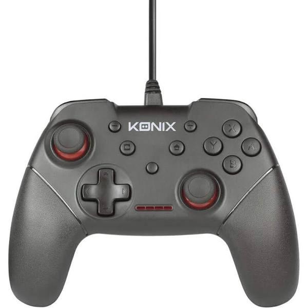 Konix Switch Wired Controller (Black) For Nintendo Switch