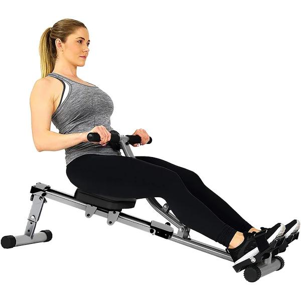 FitnessLab Rowing Machine Rower Hydraulic Resistance Exercise Fitness Cardio Home Gym - AfterPay & zipPay Available