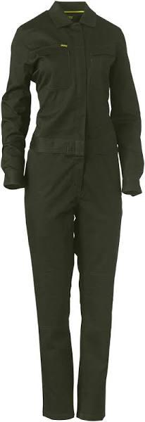 Womens Cotton Drill Coverall - BCL6065 Olive / 8