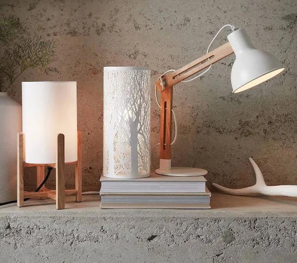 Wilfred Table Lamp in White