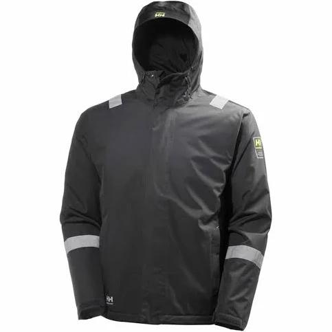 Helly Hansen Mens Aker Winter Jacket Slate Grey/Black 3XL