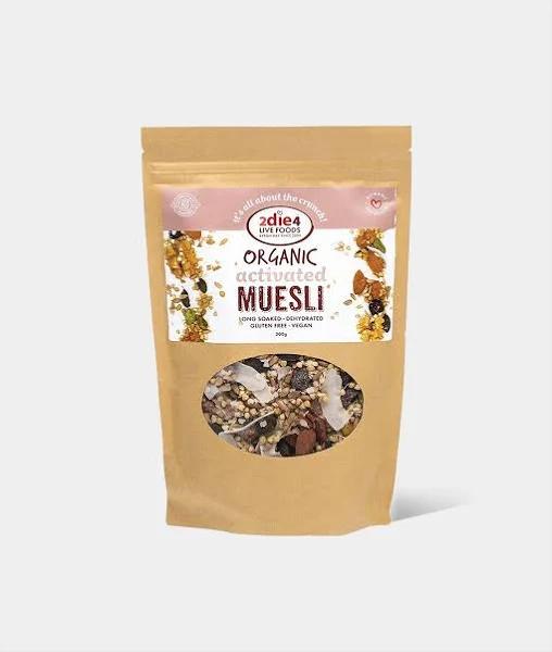 2Die4 Live Foods Activated Organic Muesli 300g