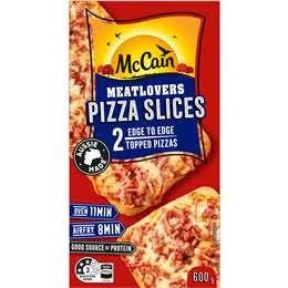 McCain Frozen Meat Lovers Pizza Slices 6 Pack