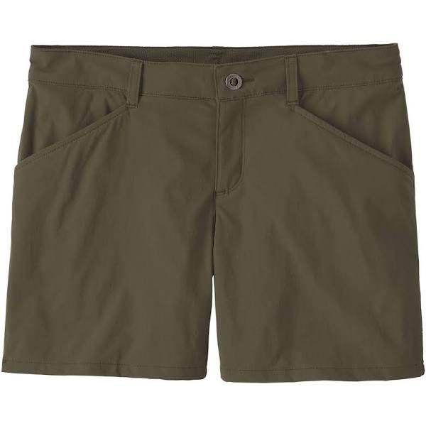 Patagonia Women's Quandary Shorts - 5 in Basin Green / 14