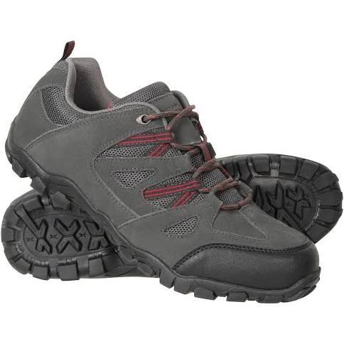 Mountain Warehouse Mens Outdoor III Suede Walking Shoes Grey 6 UK