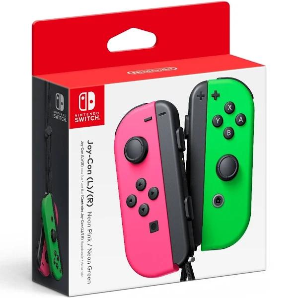 Nintendo Joy-con (L/R) - Neon Pink / Neon Green