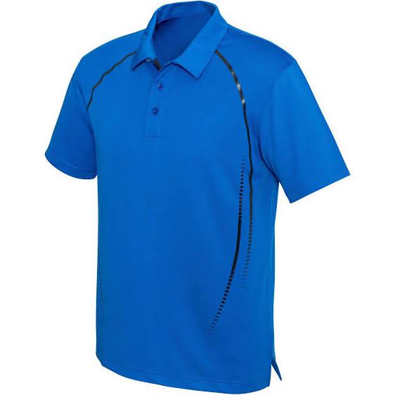 Biz Collection P604MS Cyber Mens Polo XL / Royal/Silver