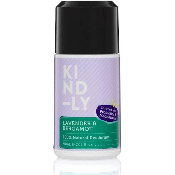 KIND-LY 100% Lavender & Bergamot Natural Deodorant 60ml