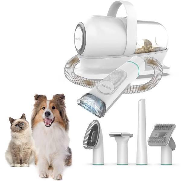 Neakasa by Neabot P1 Pro Pet Grooming Kit & Vacuum Suction 99% Pet Hair with 5 Professional Grooming Shedding Tools For Dogs Cats and Other Animals