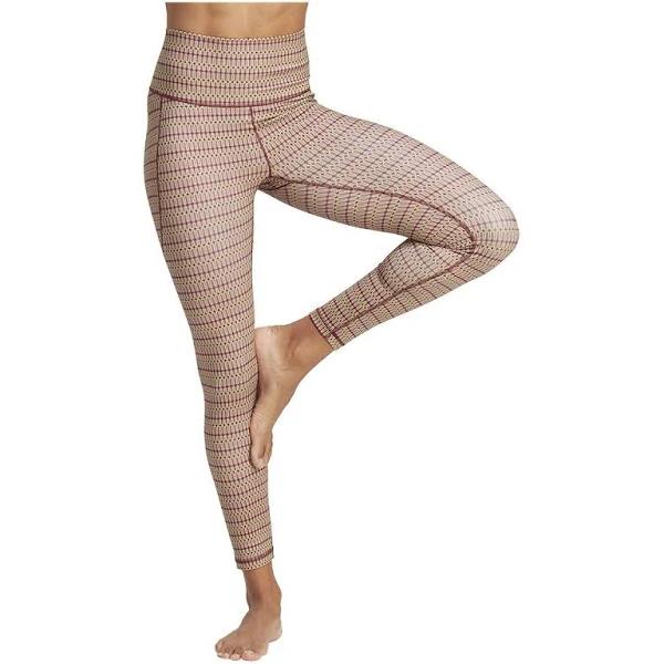 adidas-Yoga Studio Seasonal Leggings-Women-Shadow Red-XL