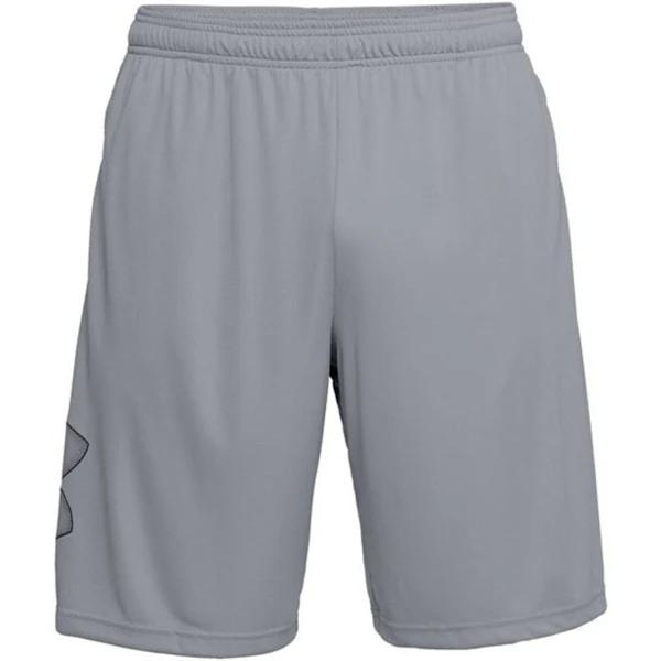 Under Armour Mens Tech Shorts Steel Grey/Black XXL Polyester Mens Shorts