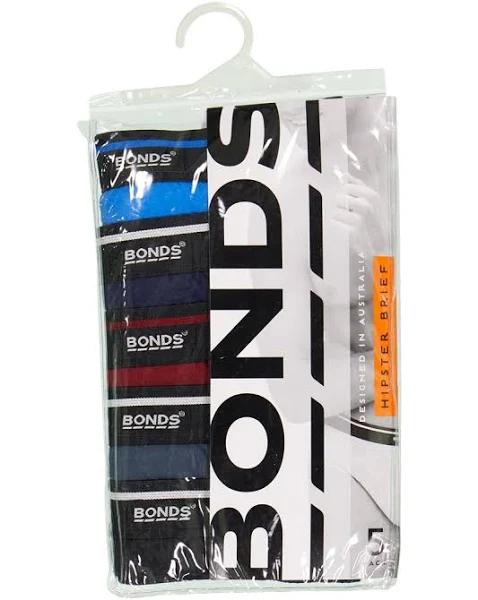 Bonds 5 Pack Hipster Brief - Pack 01