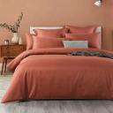 Soho 1000TC Quilt Cover Set Rust [Size: King Bed]