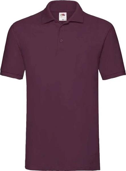 Fruit of The Loom | Mens Premium Cotton Pique Polo Shirt