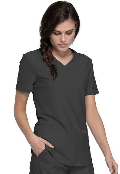 Form by Cherokee Scrubs V-Neck Top Ruby Punch / XS