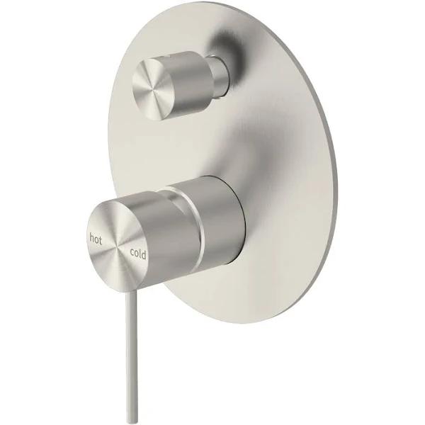 Nero Mecca Shower Mixer With Diverter - Brushed Nickel