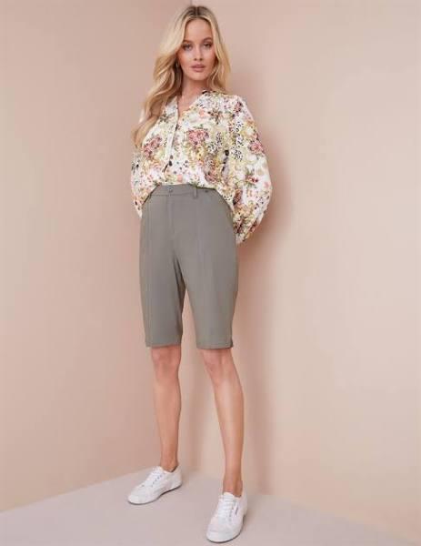 Noni B Comfort Waist Shorts - Size 10 - Womens - Dusty Olive