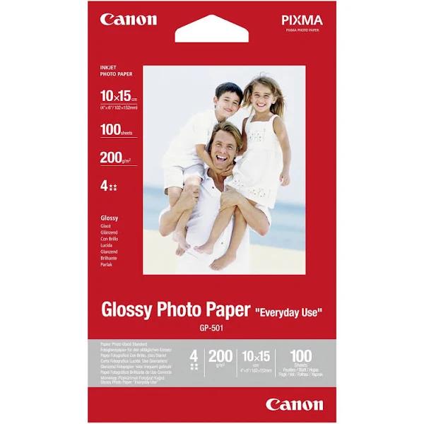 Canon Glossy 4x6 Photo Paper - 100 Sheets