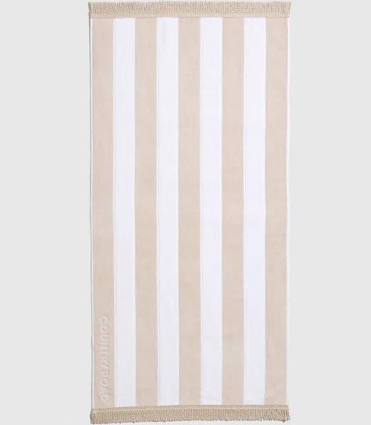 Country Road Beau Australian Small Beach Towel Sand | 100% Cotton