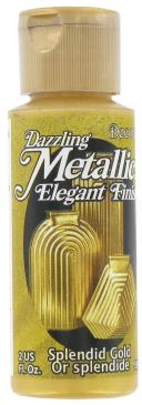 DecoArt Dazzling Metallics Acrylic Paint 59ml - Splendid Gold