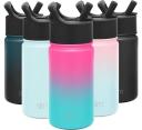 Simple Modern Kids Water Bottle With Straw Lid Vacuum Insulated Stainless Steel Metal Thermos Bottles | Reusable Leak Proof Bpa-free Flask For Girls