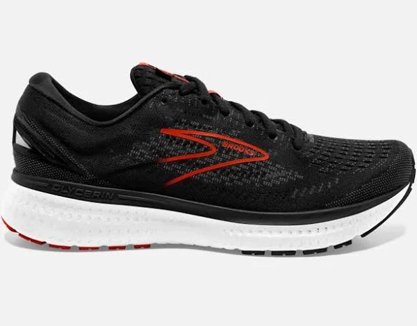 Brooks Glycerin 19 Mens Running Shoes Black/Red US 14