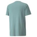 Performance Cat Men's T-Shirt in Mineral Blue, Size Small, Polyester by Puma