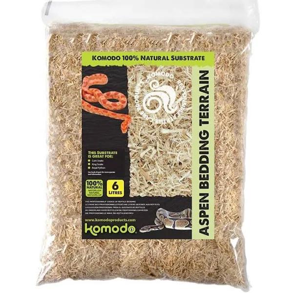 Komodo Aspen Snake Bedding 6 Litre