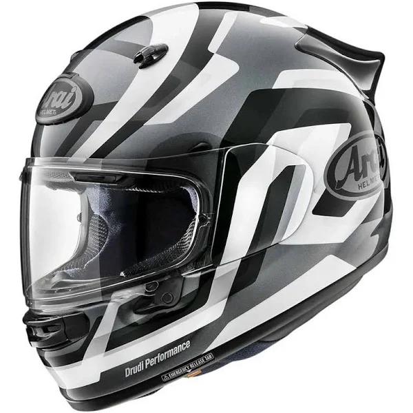 Arai Quantic Snake Helmet, black-grey-white, Size S