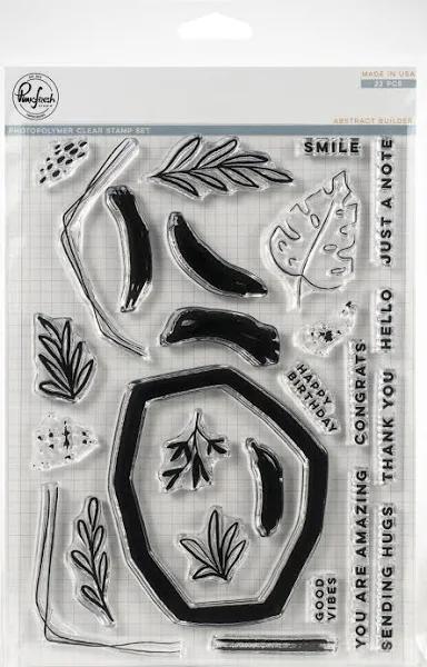 Pinkfresh Studio - Abstract Builder Clear Stamp