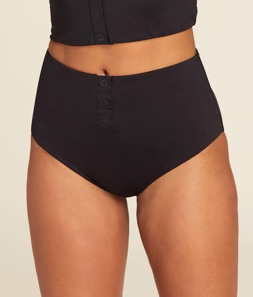 The Snap - Bikini - Bottom - Flat - Black XXXL