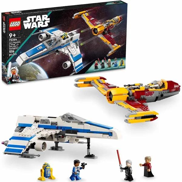 LEGO Star Wars: Ahsoka New Republic E-Wing vs. Shin Hatis Starfighter 75364 Star Wars Playset Based On The Ahsoka TV Series, Show Inspired Building