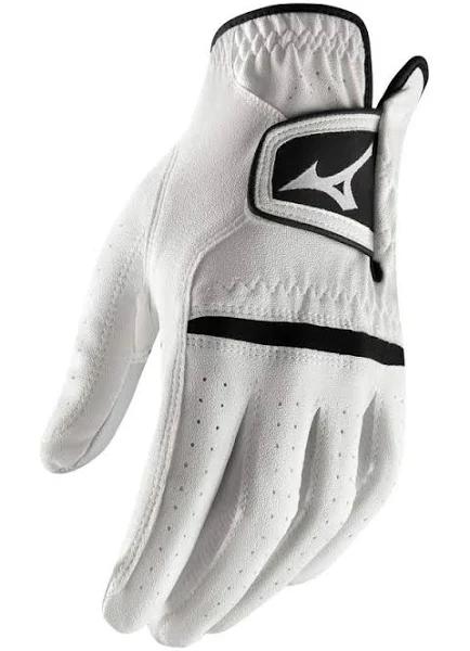 Mizuno Comp 19/20 Left Golf Glove - White/Black ml Regular