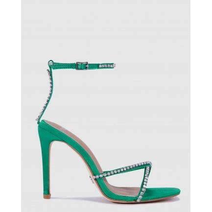 Novo Women's Promise Evening 9 / Green Satin