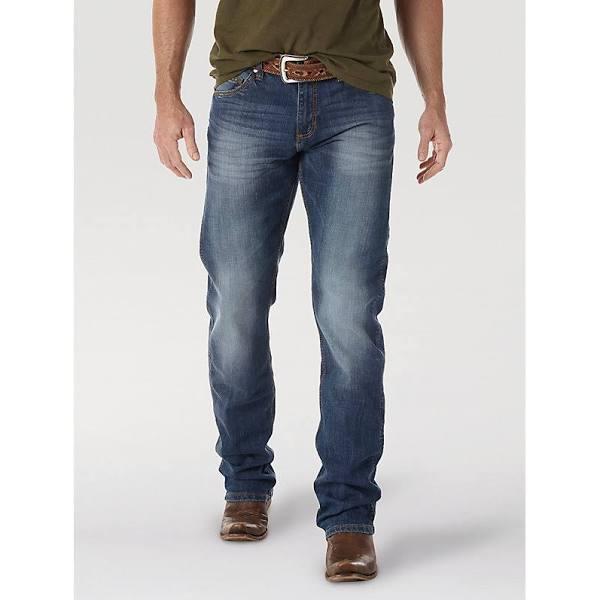 Wrangler Mens Retro Slim Straight Jean 34" Leg Cottonwood - 34" 38"