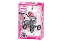 Bayer Trendy Doll Pram - Grey/Pink