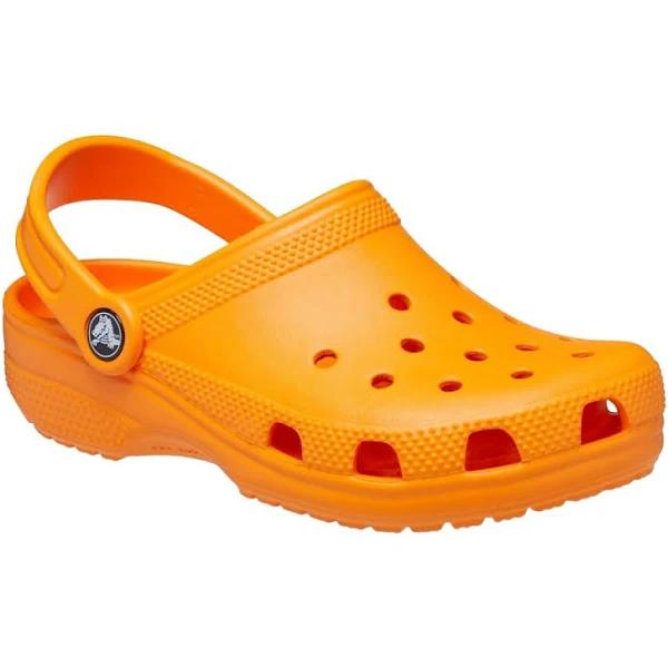 Crocs Childrens/Kids Classic Clogs Orange Zing 5 UK Child Mixed Childrens Clogs