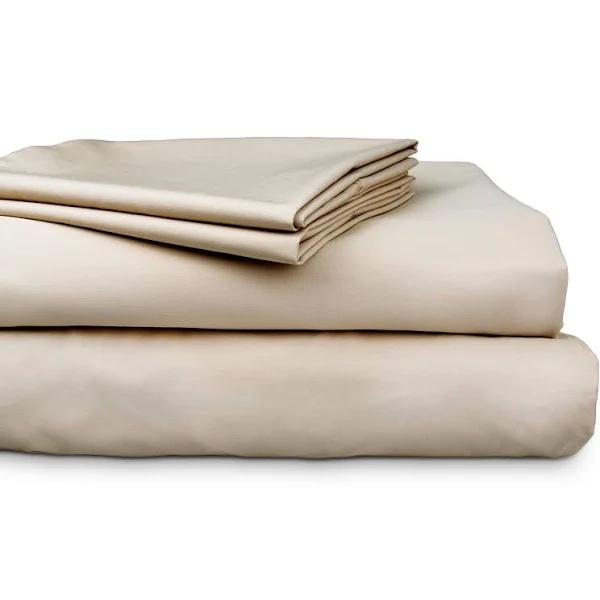 Algodon 300TC Cotton Sheet Set - Single (Stone)