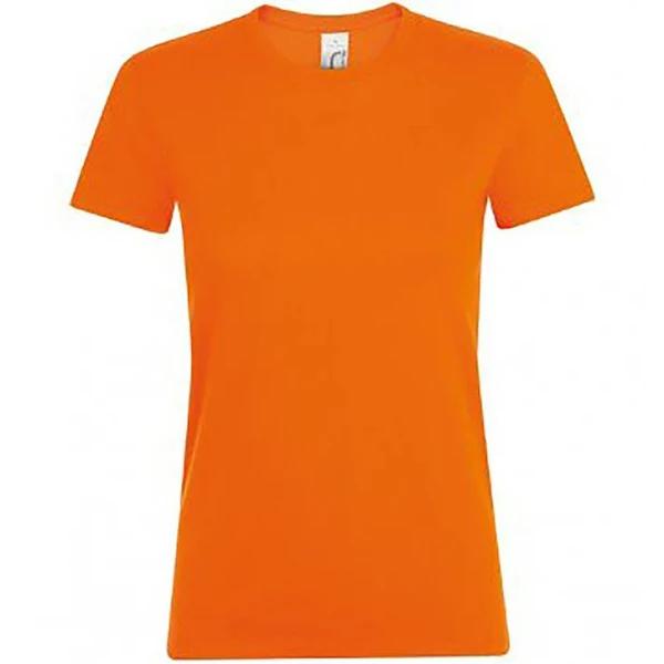 SOLS Womens/Ladies Regent Short Sleeve T-Shirt Orange Womens T-Shirt